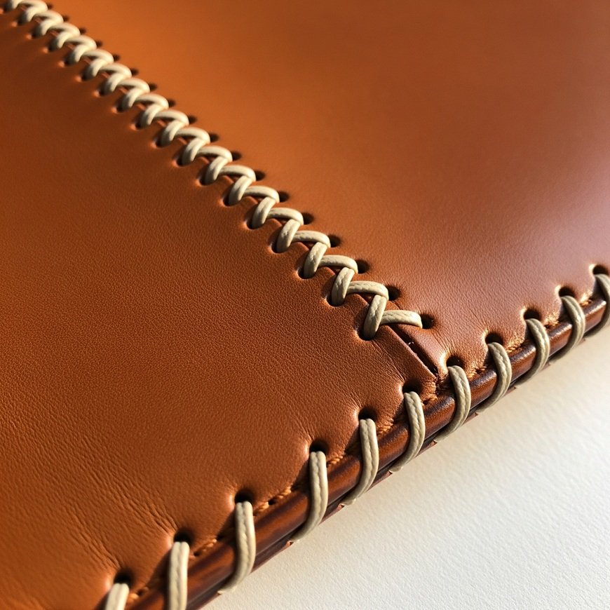 Lacage en croix du cuir